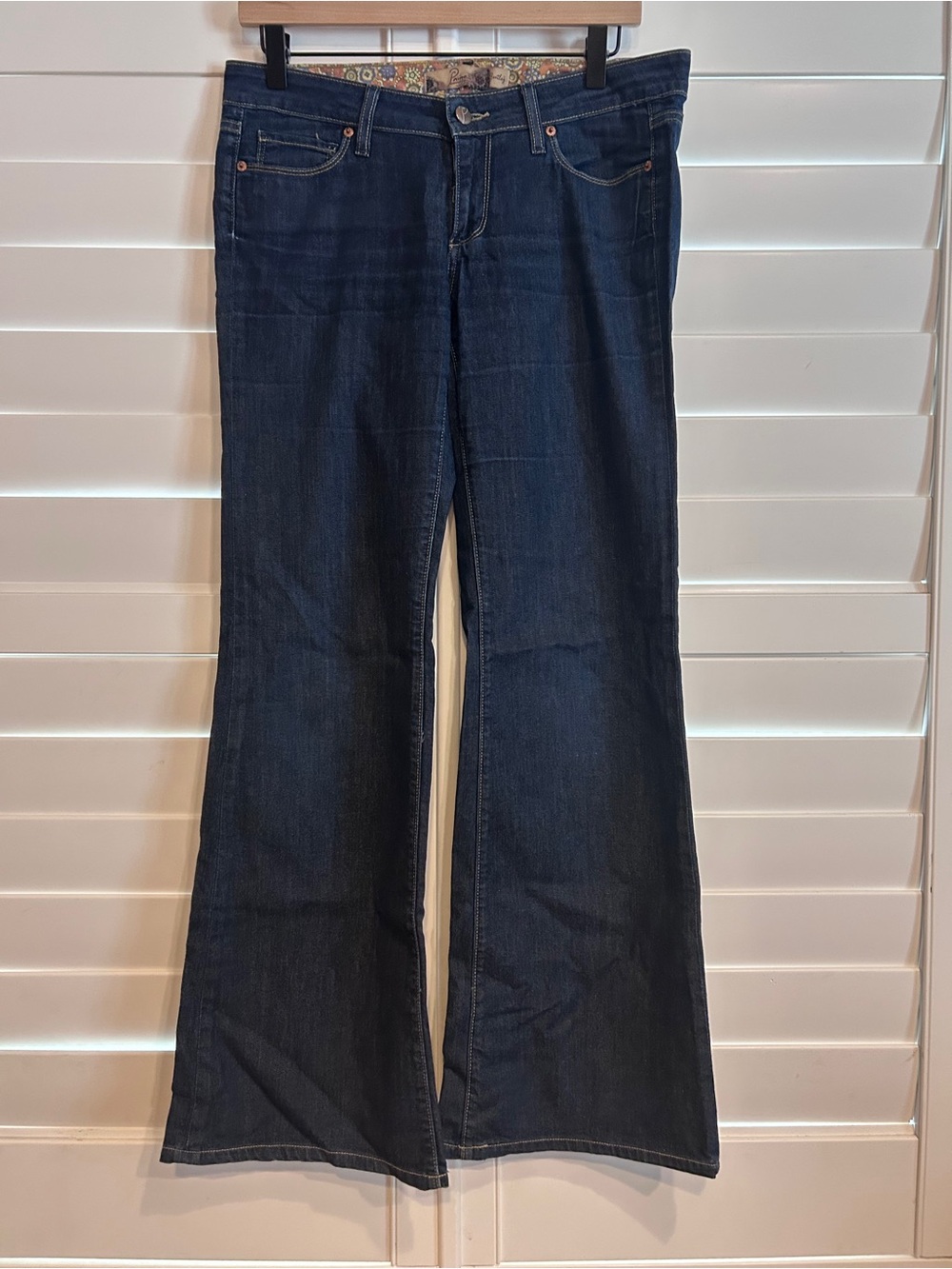 Paige Flare Jeans Blue Size 28